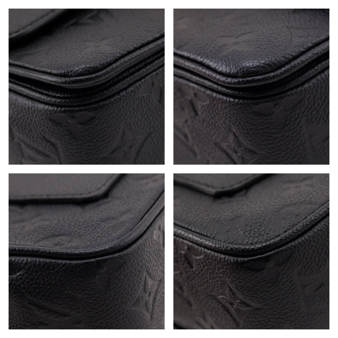 Louis Vuitton Black Monogram Empreinte Marceau Bag - Love that Bag etc - Preowned Authentic Designer Handbags & Preloved Fashions