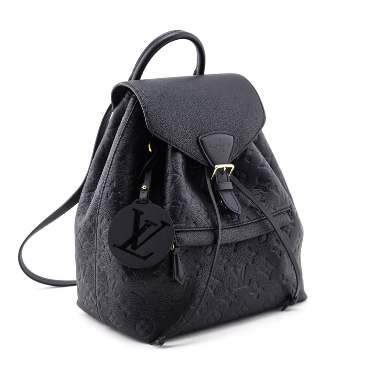 Louis Vuitton Black Monogram Empreinte Montsouris - Love that Bag etc - Preowned Authentic Designer Handbags & Preloved Fashions