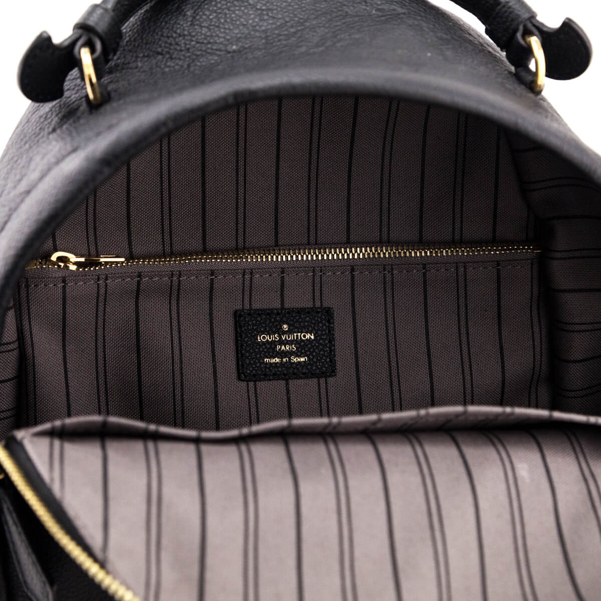 Louis Vuitton Black Monogram Empreinte Sorbonne Backpack - Love that Bag etc - Preowned Authentic Designer Handbags & Preloved Fashions