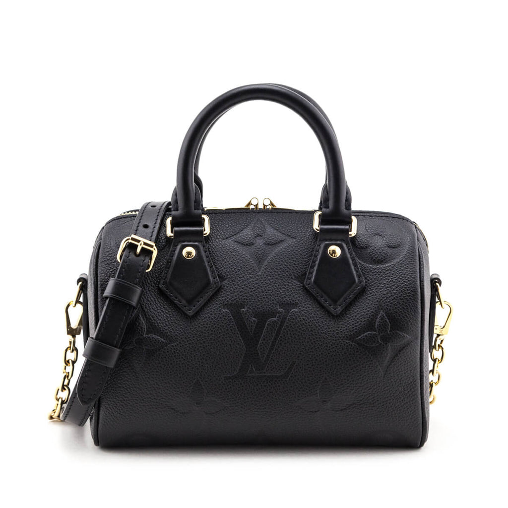 Louis Vuitton, Bags, Louis Vuitton Limited Edition Speedy Bb Black Monogram  Ink Lambskin Ghw