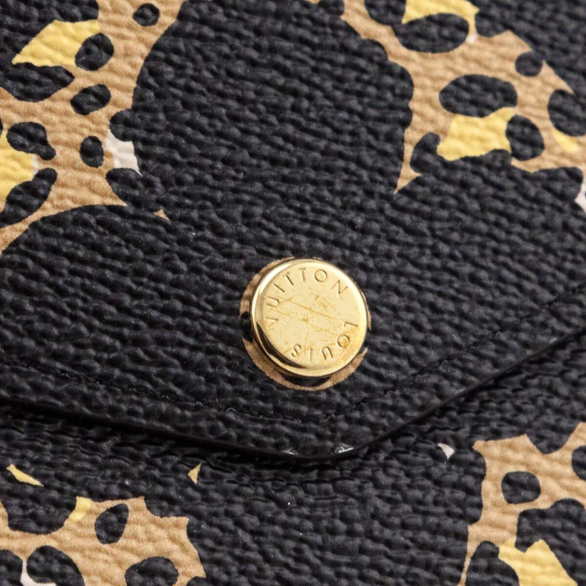 Louis Vuitton Black Monogram Giant Jungle Sarah Wallet NM - Love that Bag etc - Preowned Authentic Designer Handbags & Preloved Fashions