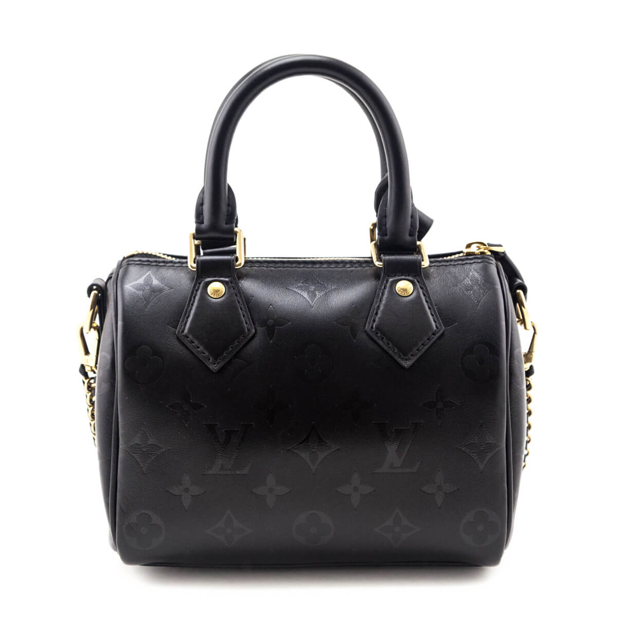 Louis Vuitton Black Monogram Ink Speedy BB - Love that Bag etc - Preowned Authentic Designer Handbags & Preloved Fashions