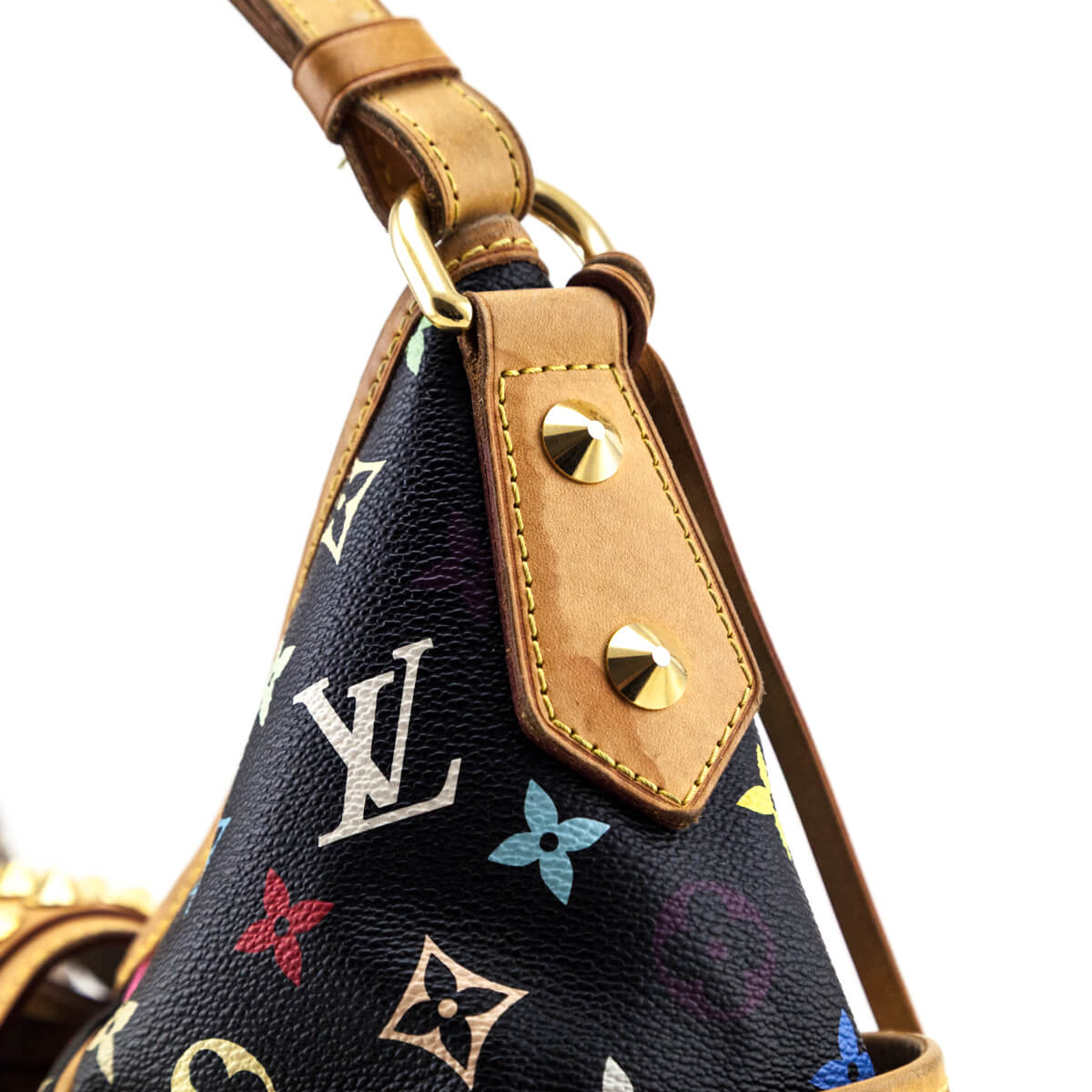 Louis Vuitton Black Monogram Multicolor Chrissie MM Bag