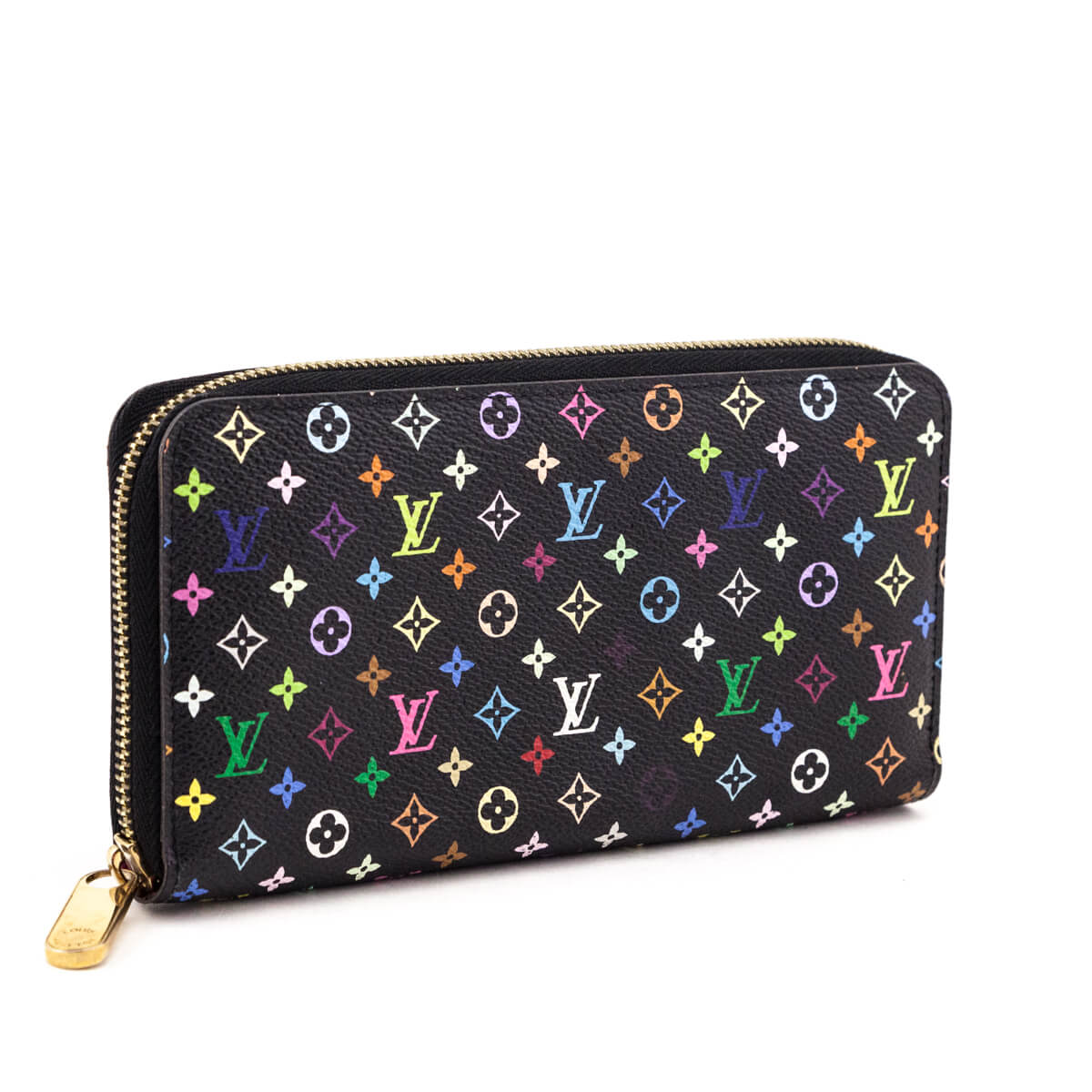 Louis Vuitton Black Monogram Multicolore Zippy Wallet - Love that Bag etc - Preowned Authentic Designer Handbags & Preloved Fashions