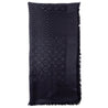 Louis Vuitton Black Silk Wool Monogram Polka Dot Shawl - Love that Bag etc - Preowned Authentic Designer Handbags & Preloved Fashions