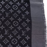 Louis Vuitton Black Silk, Lurex & Wool Monogram Shine Shawl - Love that Bag etc - Preowned Authentic Designer Handbags & Preloved Fashions