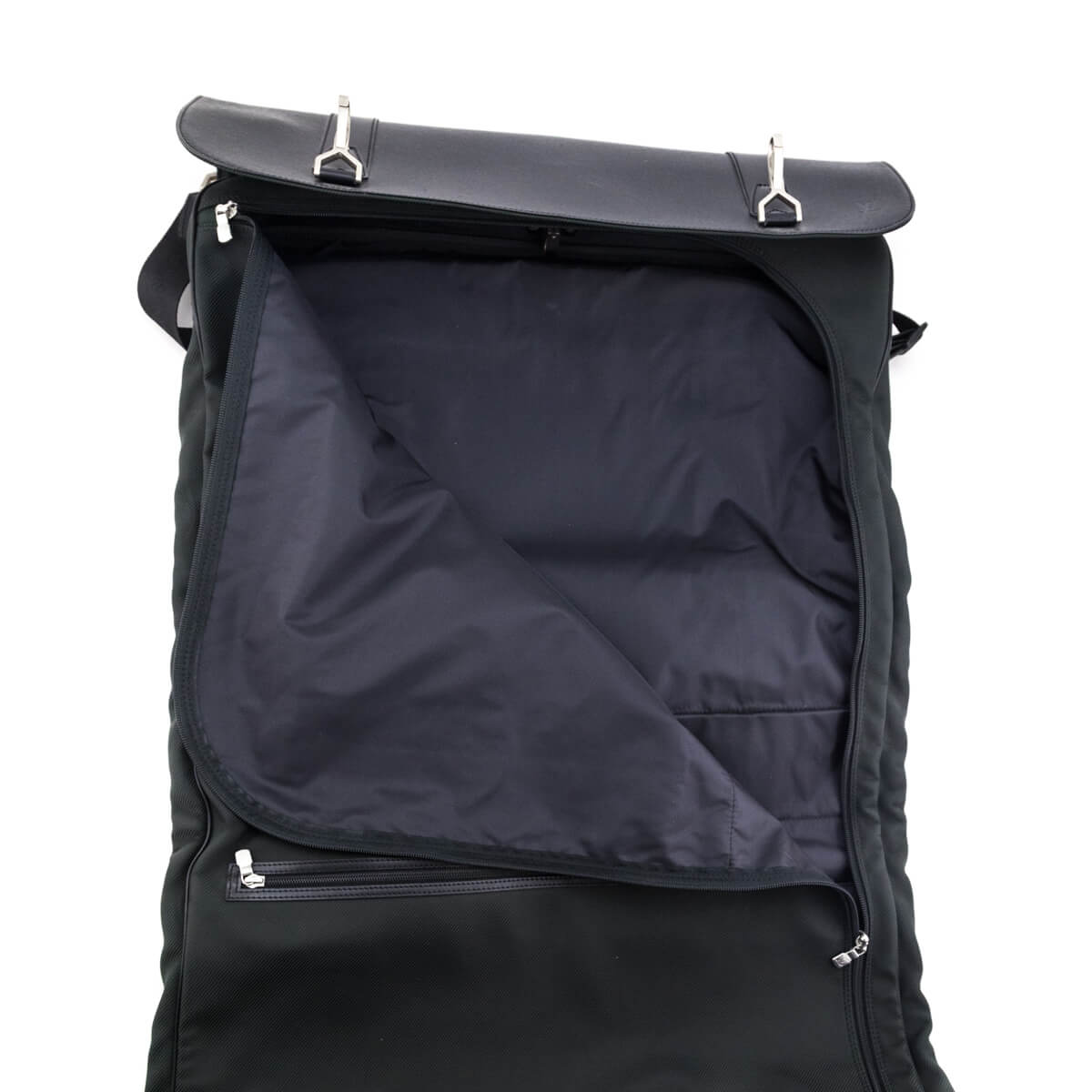 Louis Vuitton Black Taiga Gibeciere Garment Bag - Love that Bag etc - Preowned Authentic Designer Handbags & Preloved Fashions