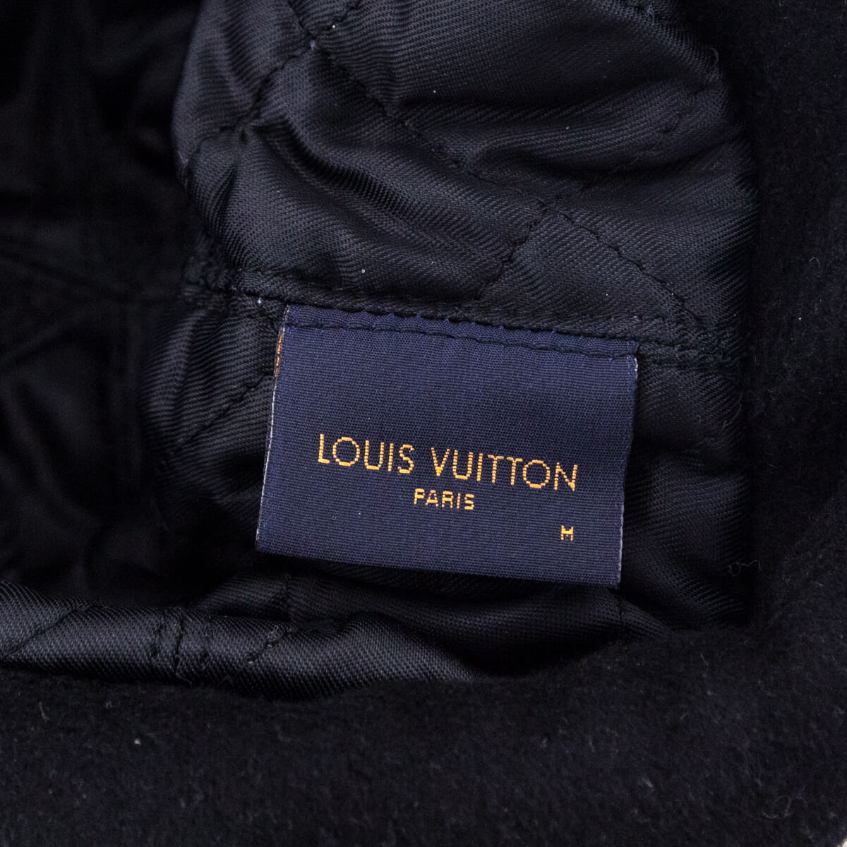 Louis Vuitton Black Wool Monogram Chapka Carry On Hat - Love that Bag etc - Preowned Authentic Designer Handbags & Preloved Fashions