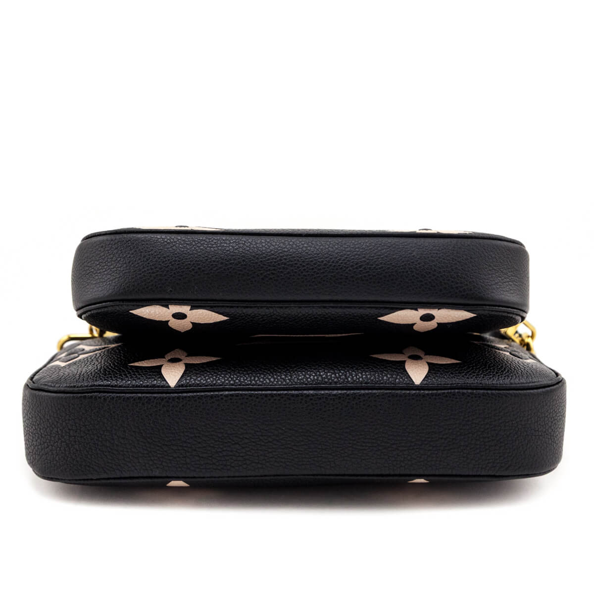Louis Vuitton Black & Beige Empreinte Monogram Giant Multi Pochette Accessories - Love that Bag etc - Preowned Authentic Designer Handbags & Preloved Fashions