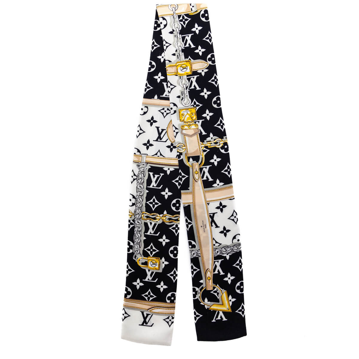 Louis Vuitton Black & White Monogram Confidential Bandeau - Love that Bag etc - Preowned Authentic Designer Handbags & Preloved Fashions