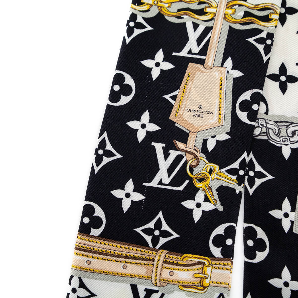 Louis Vuitton Black & White Monogram Confidential Bandeau - Love that Bag etc - Preowned Authentic Designer Handbags & Preloved Fashions