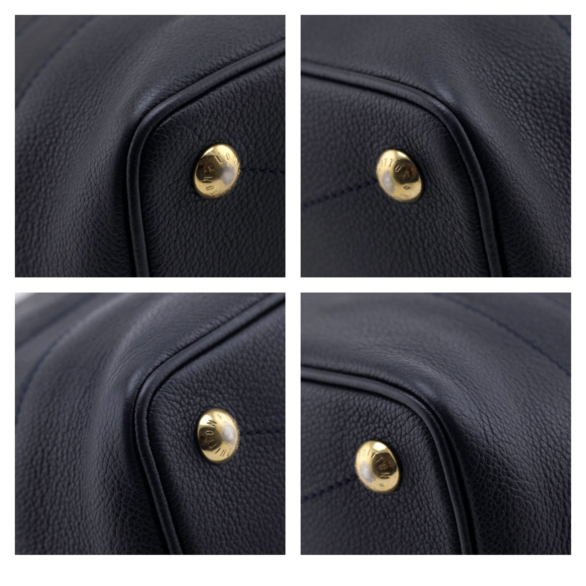 Louis Vuitton Blue Infini Monogram Empreinte Leather Citadine PM