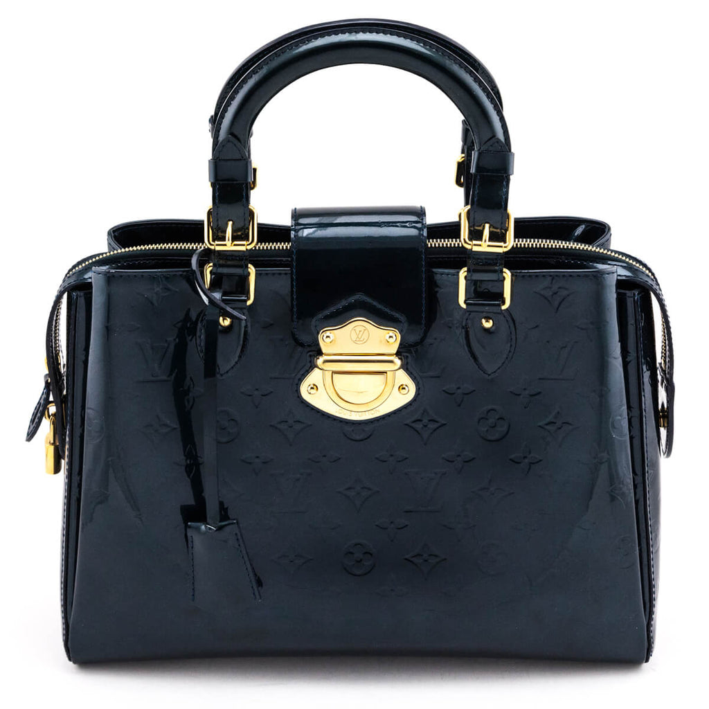 Louis Vuitton Sunset Boulevard Clutch Bleu Nuit Handbag, Length: 9.5
