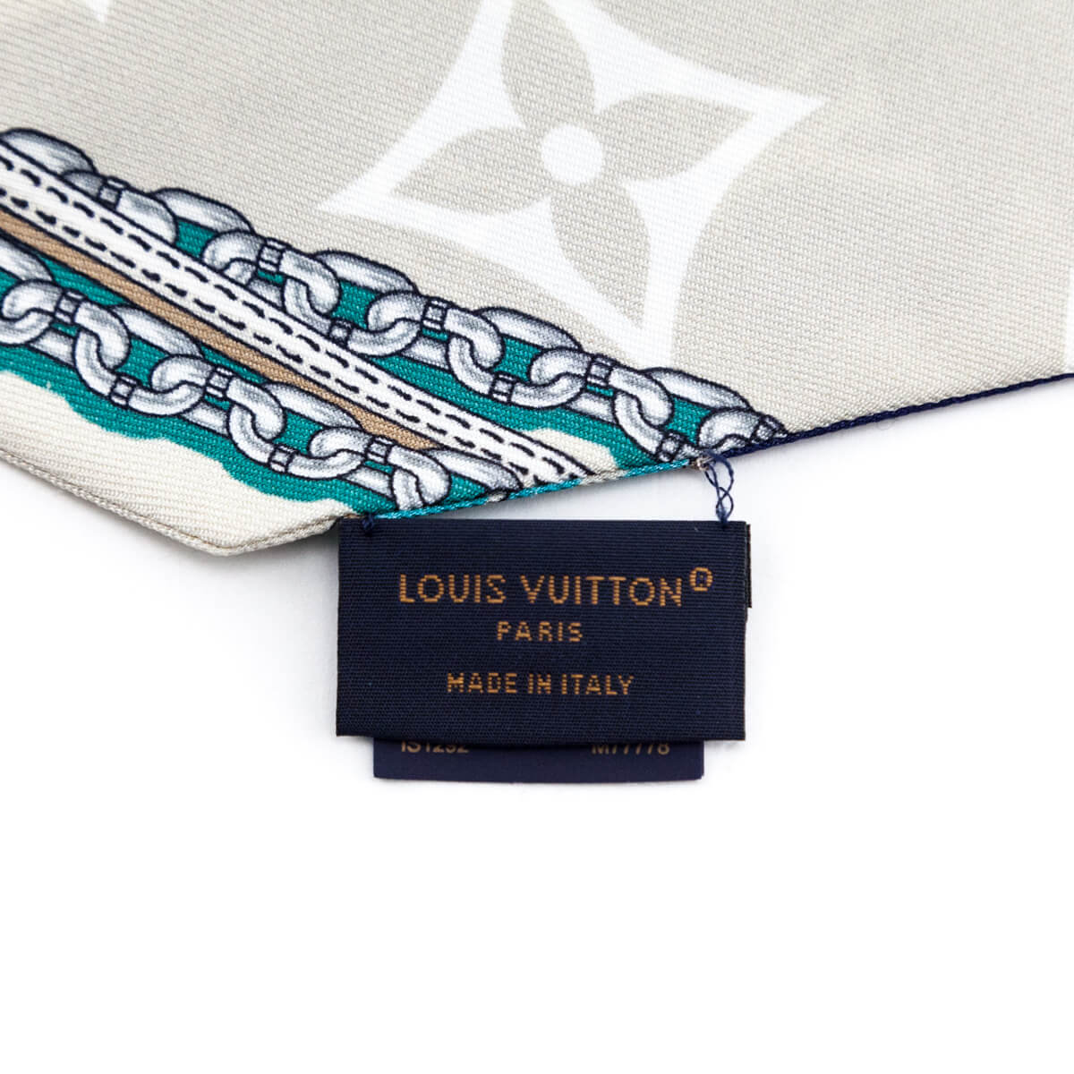 Louis Vuitton Blue Monogram Bandeau Scarf - Love that Bag etc - Preowned Authentic Designer Handbags & Preloved Fashions