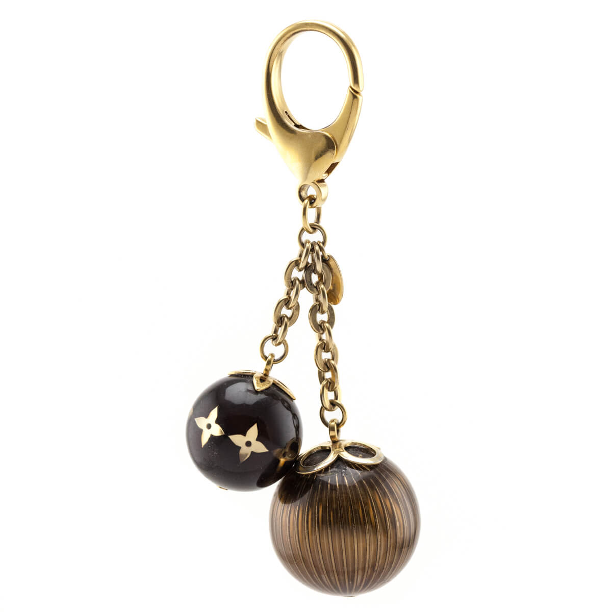 Louis Vuitton Brown Monogram Ball Charm Key Chain - Love that Bag etc - Preowned Authentic Designer Handbags & Preloved Fashions
