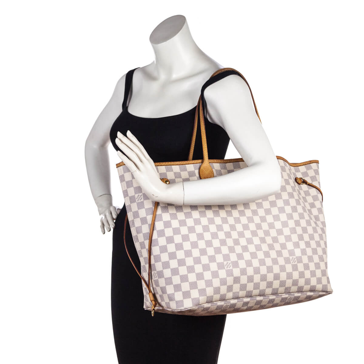 Louis Vuitton Damier Azur Neverfull GM - Preloved Louis Vuitton Bags