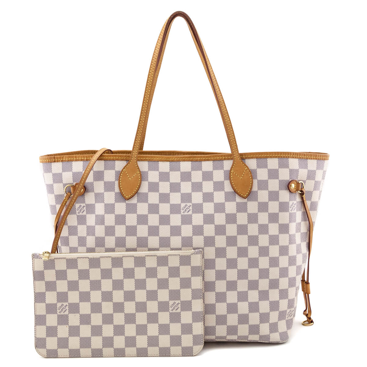 Louis Vuitton Damier Azure Neverfull MM with Pouch - Love that Bag etc - Preowned Authentic Designer Handbags & Preloved Fashions