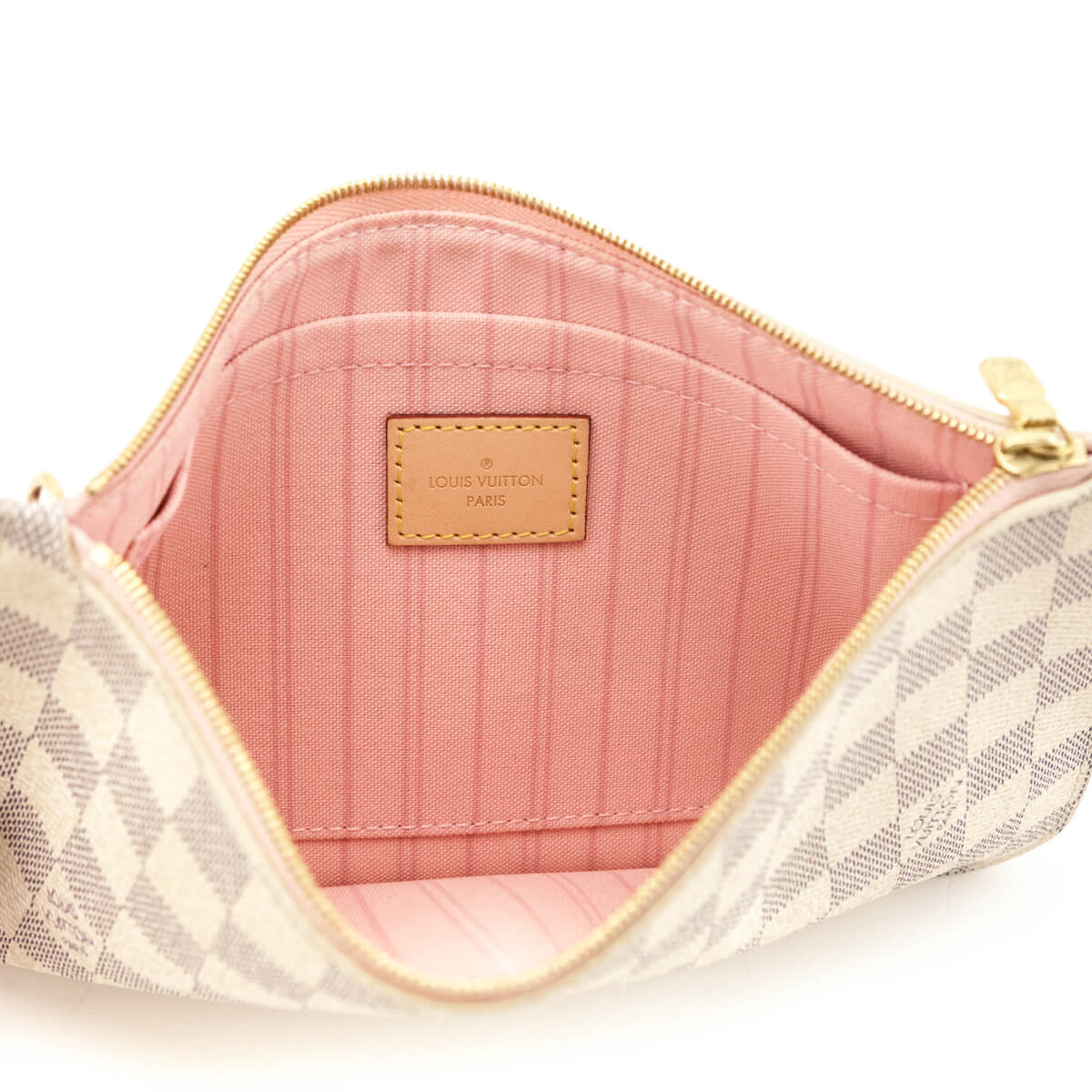Louis Vuitton Damier Azure Neverfull Pochette - Love that Bag etc - Preowned Authentic Designer Handbags & Preloved Fashions