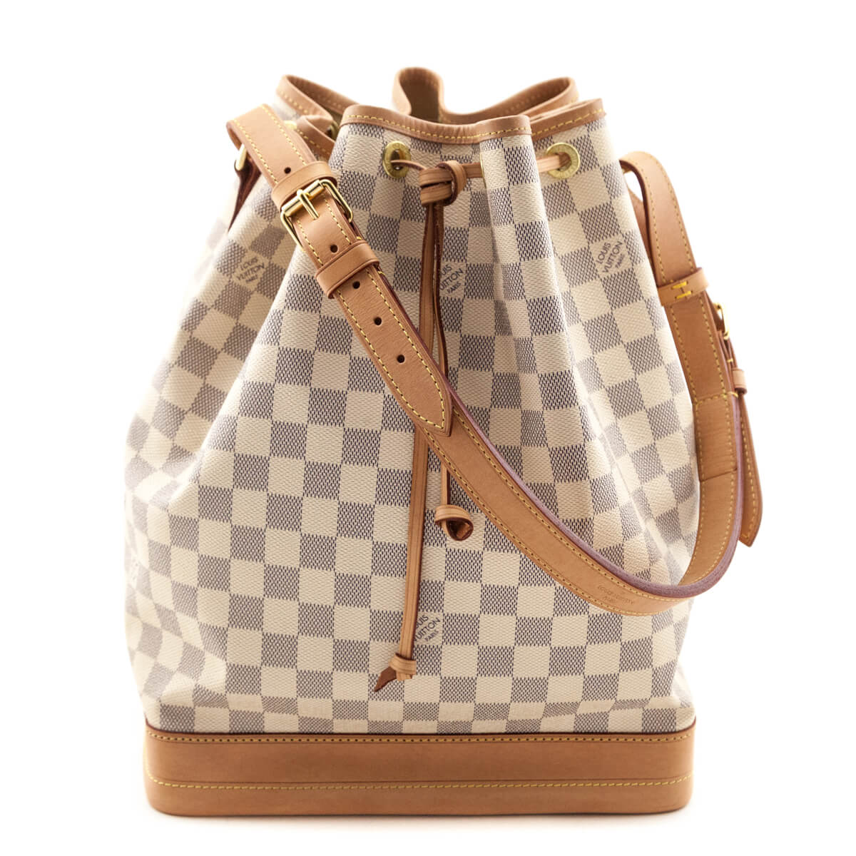 Louis Vuitton Damier Azur Noe GM Bucket Bag - Love that Bag etc - Preowned Authentic Designer Handbags & Preloved Fashions