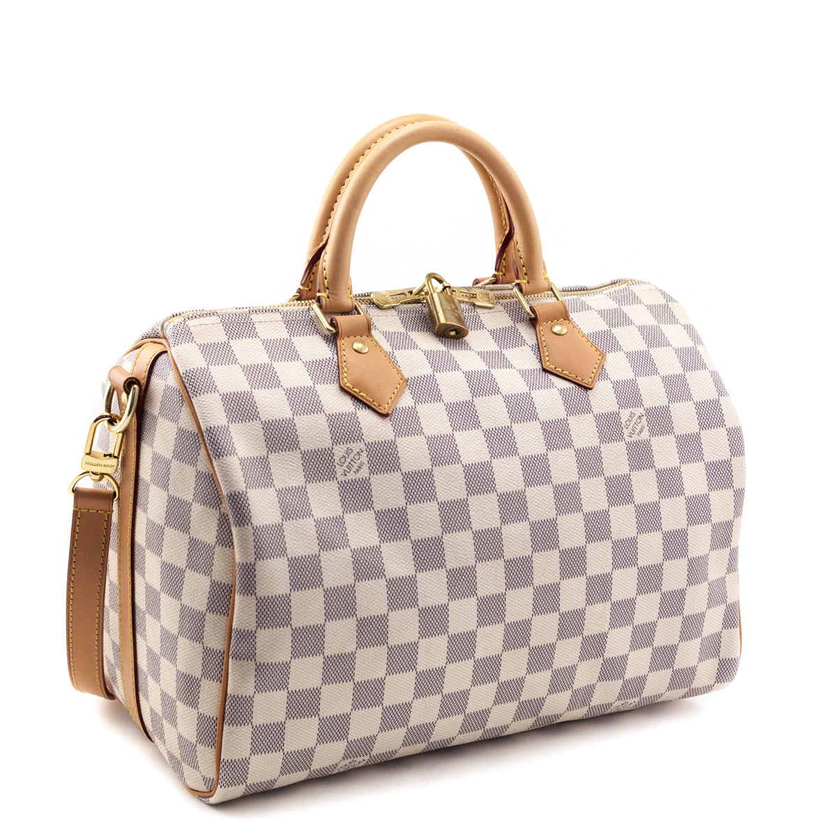 Louis Vuitton Damier Azure Speedy Bandouliere 30 - Love that Bag etc - Preowned Authentic Designer Handbags & Preloved Fashions