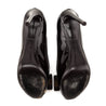 Louis Vuitton Damier Ebene Bow Platform Peep Toe Pumps Size US 7.5 | IT 37.5 - Love that Bag etc - Preowned Authentic Designer Handbags & Preloved Fashions