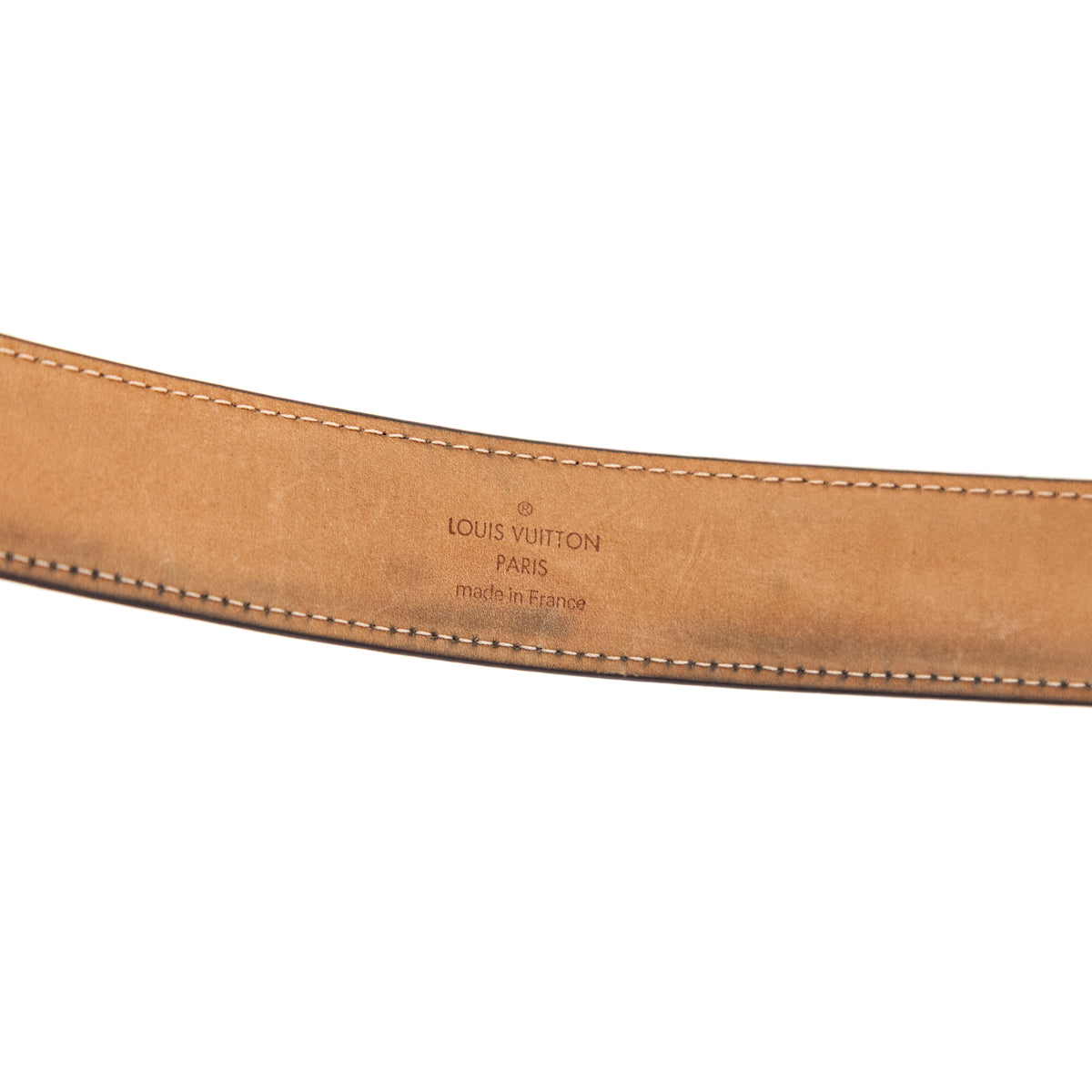 Louis Vuitton Damier Ebene Ellipse Belt