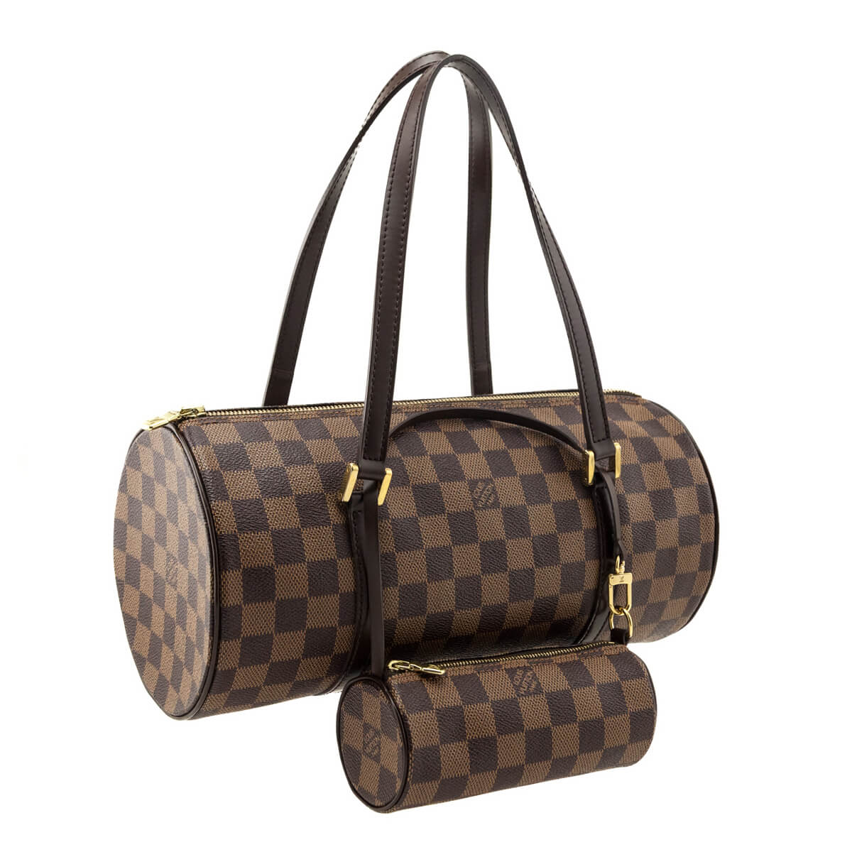 Louis Vuitton Damier Ebene Papillon 30 With Pouch - Love that Bag etc - Preowned Authentic Designer Handbags & Preloved Fashions