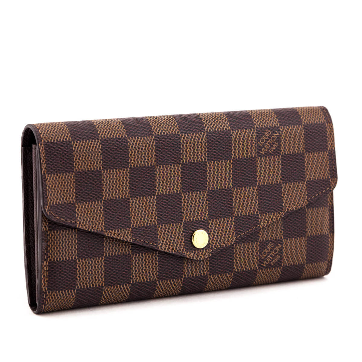 Louis Vuitton Damier Ebene Sarah Wallet NM - Love that Bag etc - Preowned Authentic Designer Handbags & Preloved Fashions