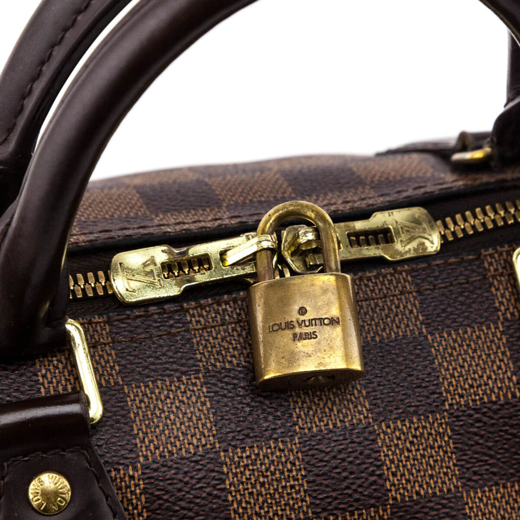 AUTHENTIC Louis Vuitton Speedy 30 Bandouliere Damier Ebene PREOWNED (W –  Jj's Closet, LLC