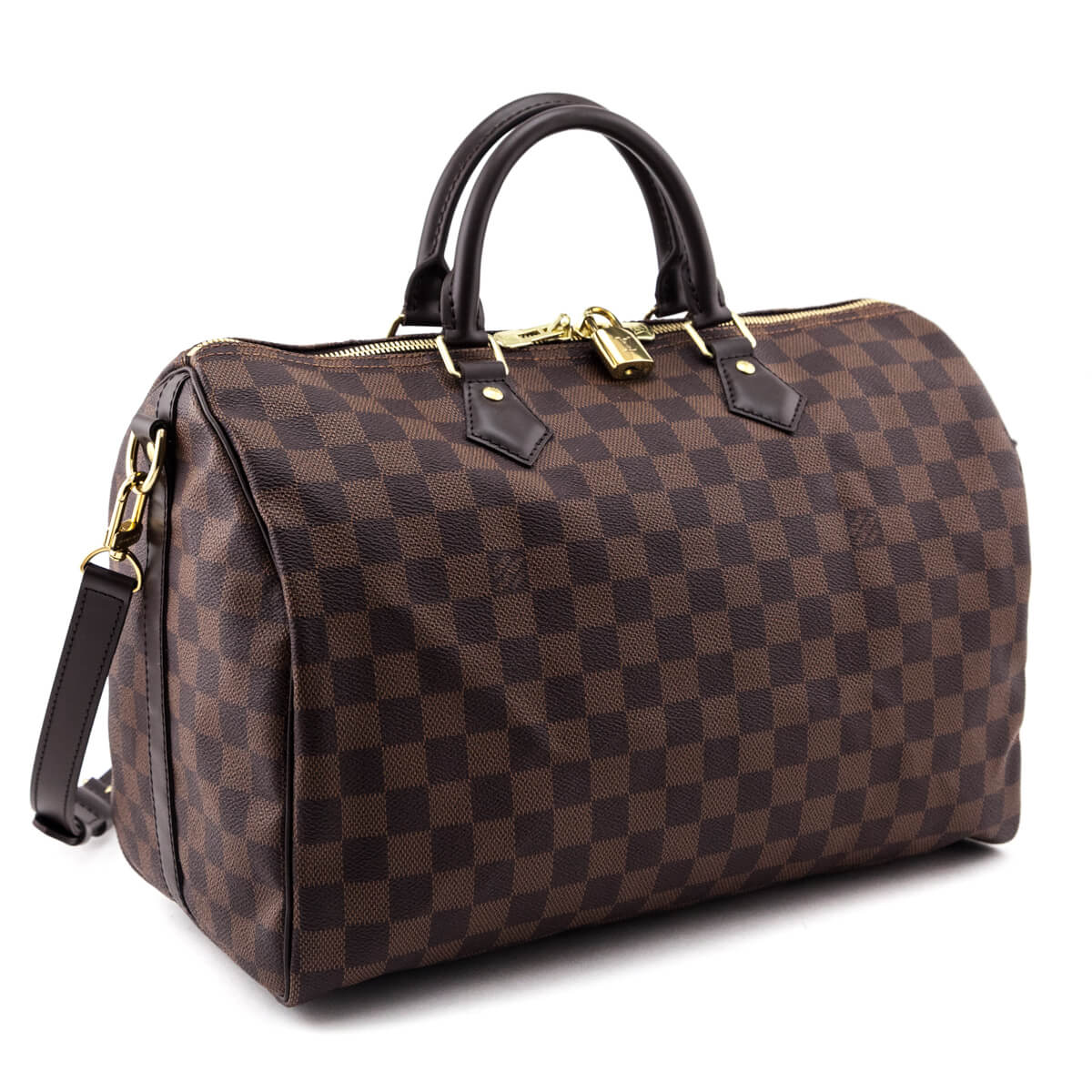 Louis Vuitton Damier Ebene Speedy Bandouliere 35 - Love that Bag etc - Preowned Authentic Designer Handbags & Preloved Fashions