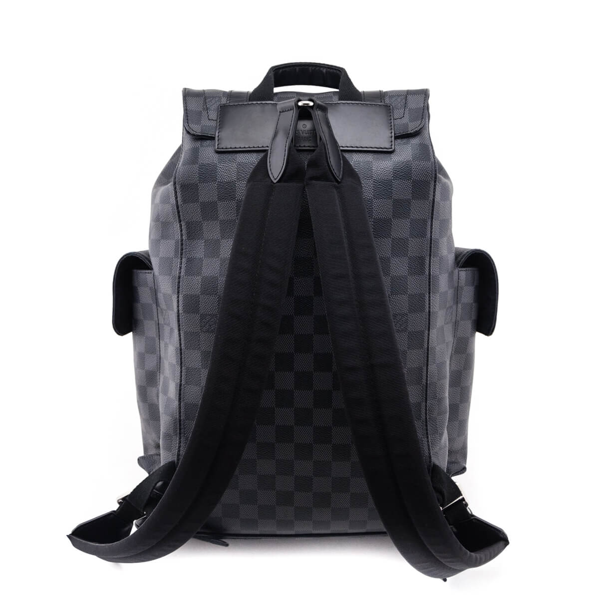 LOUIS VUITTON Damier Graphite Christopher PM Backpack 1314135