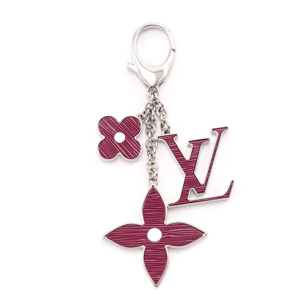 Louis Vuitton Fuchsia Fleur d'Epi Bag Charm