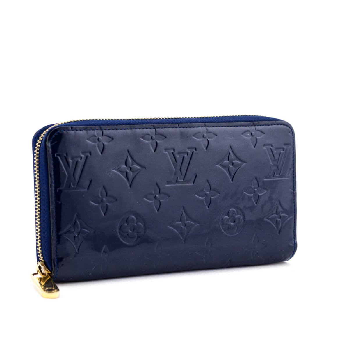 Louis Vuitton Grand Bleu Monogram Vernis Zippy Wallet - Love that Bag etc - Preowned Authentic Designer Handbags & Preloved Fashions