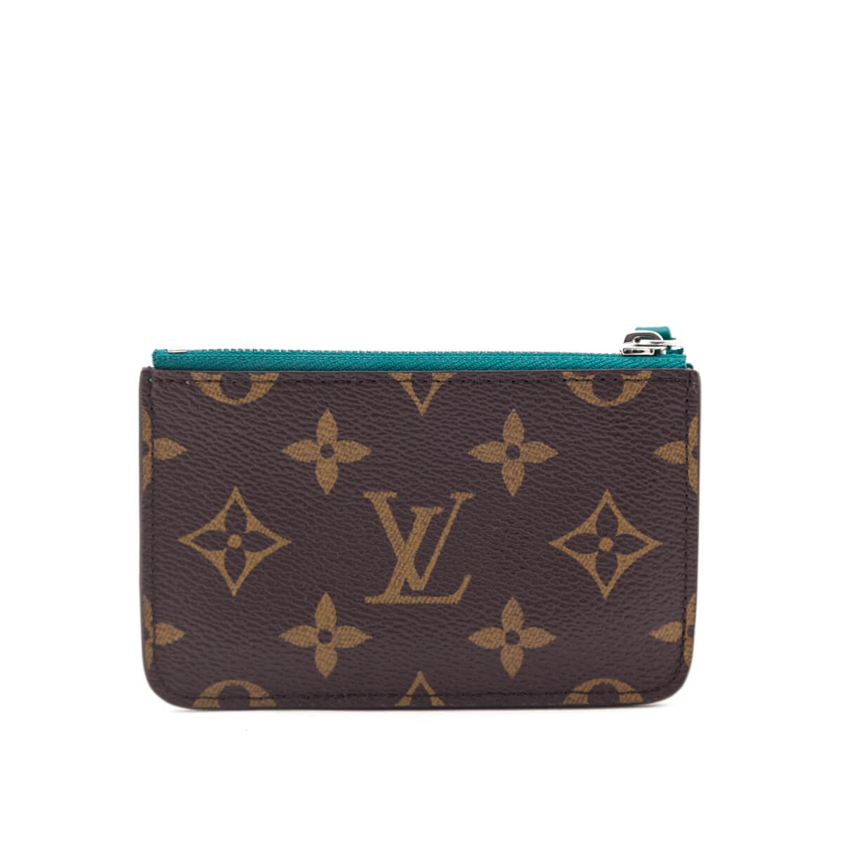 Louis Vuitton Green Monogram Zipped Romy Card Holder - Love that Bag etc - Preowned Authentic Designer Handbags & Preloved Fashions