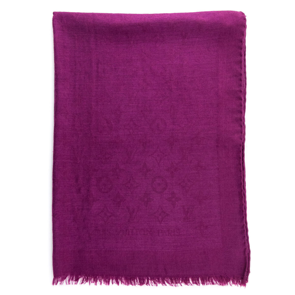 Louis Vuitton Magenta Monogram Cashmere Oblong Scarf - Love that Bag etc - Preowned Authentic Designer Handbags & Preloved Fashions