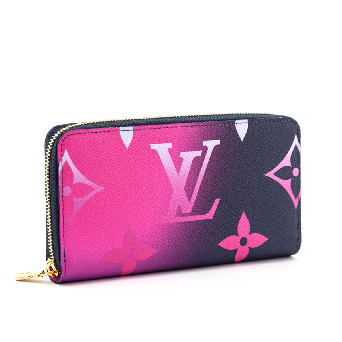 Louis Vuitton, Bags, New Louis Vuitton Midnight Fuchsia Leather Giant  Wallet With Box Giftable