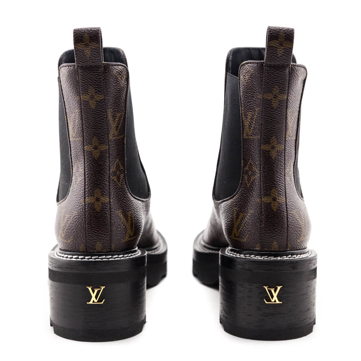 Louis Vuitton Monogram Beaubourg Ankle Boots Louis Vuitton