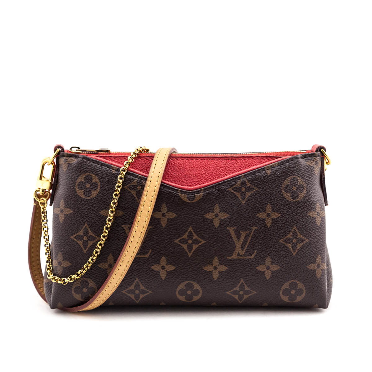 Louis Vuitton Monogram Cherry Pallas Clutch - Love that Bag etc - Preowned Authentic Designer Handbags & Preloved Fashions