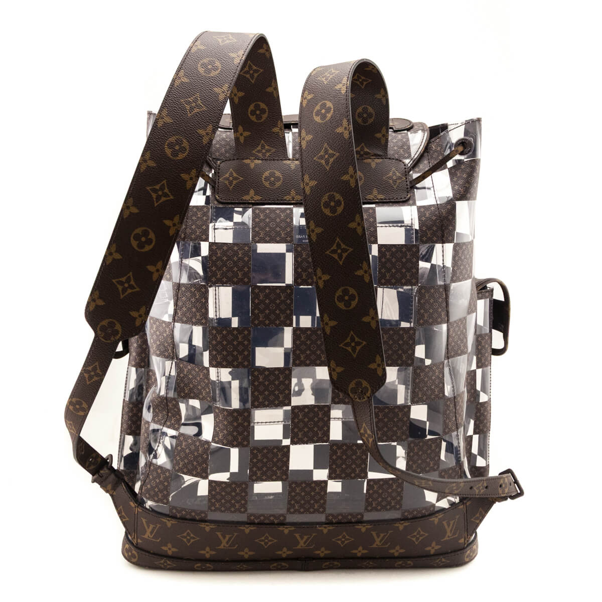 louis vuitton backpack checkered mini hard Louis Vuitton Monogram Chess Christopher Backpack