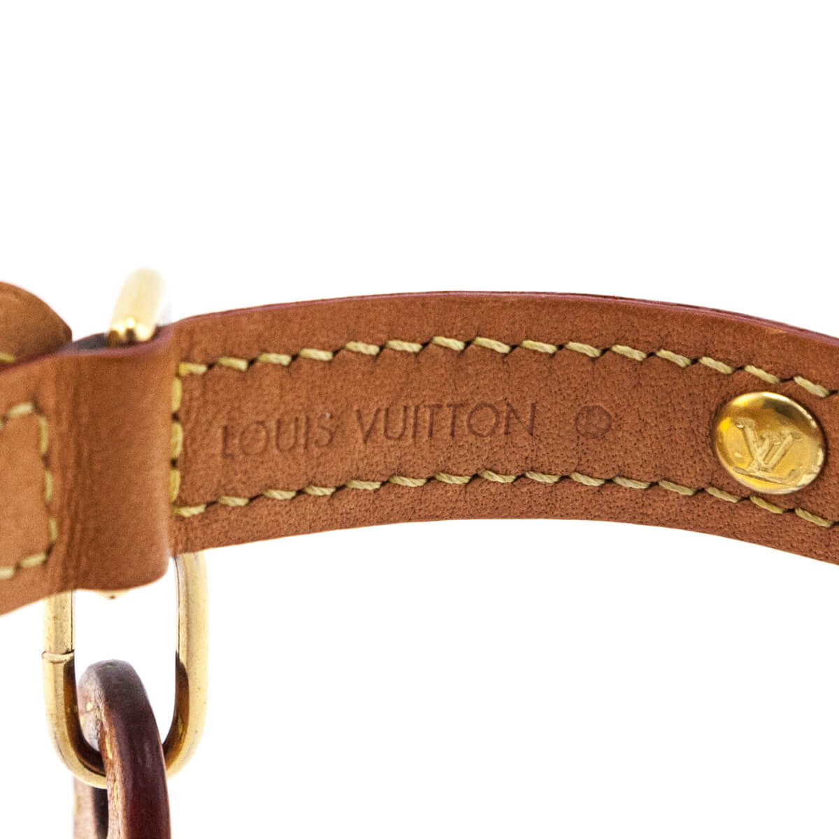 LOUIS VUITTON Monogram Dog Collar PM 1282173