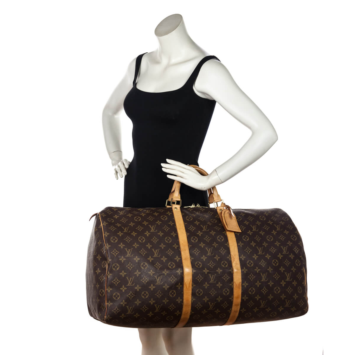 Louis Vuitton Monogram Vintage Keepall 60 - Love that Bag etc - Preowned Authentic Designer Handbags & Preloved Fashions