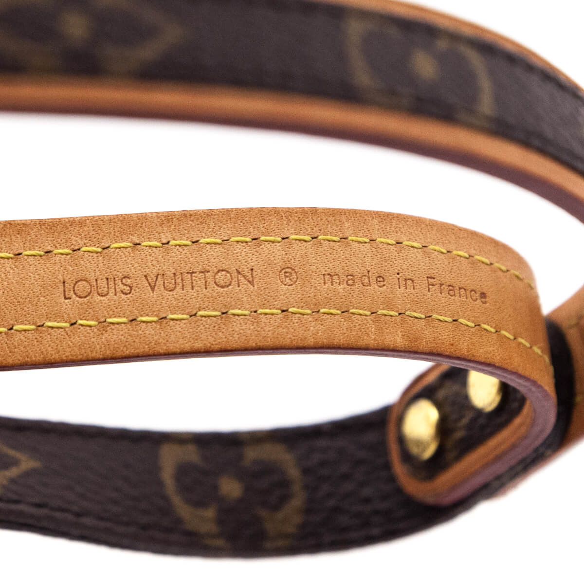Louis Vuitton® Leash MM Monogram. Size