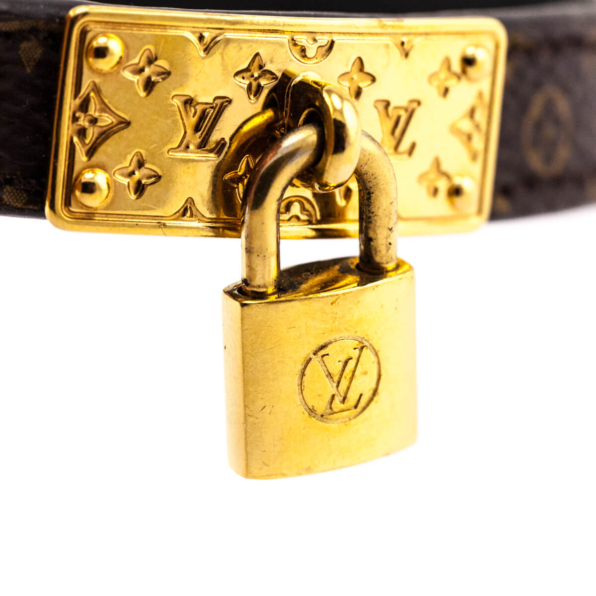 Louis Vuitton Monogram Lock Me Bracelet - Love that Bag etc - Preowned Authentic Designer Handbags & Preloved Fashions