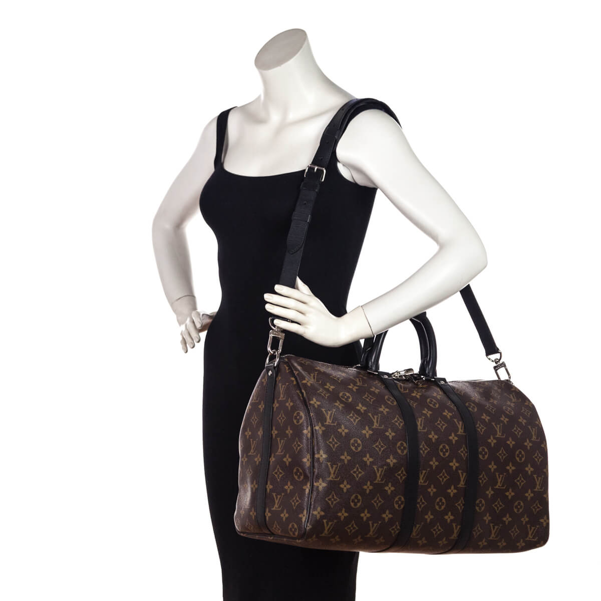 Louis Vuitton Monogram Macassar Keepall Bandouliere 45 - Love that Bag etc - Preowned Authentic Designer Handbags & Preloved Fashions