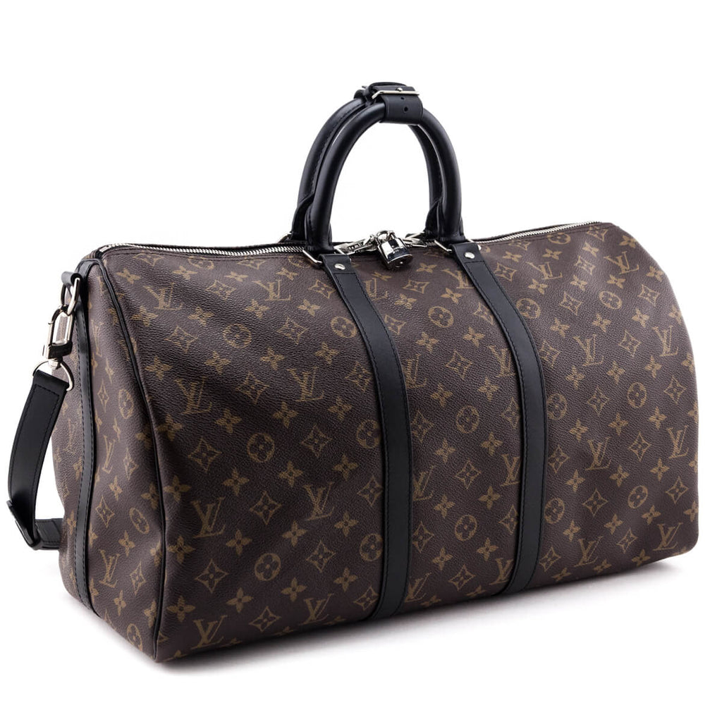 Louis Vuitton Monogram Macassar Keepall Bandouliere 45 - Shop LV CA