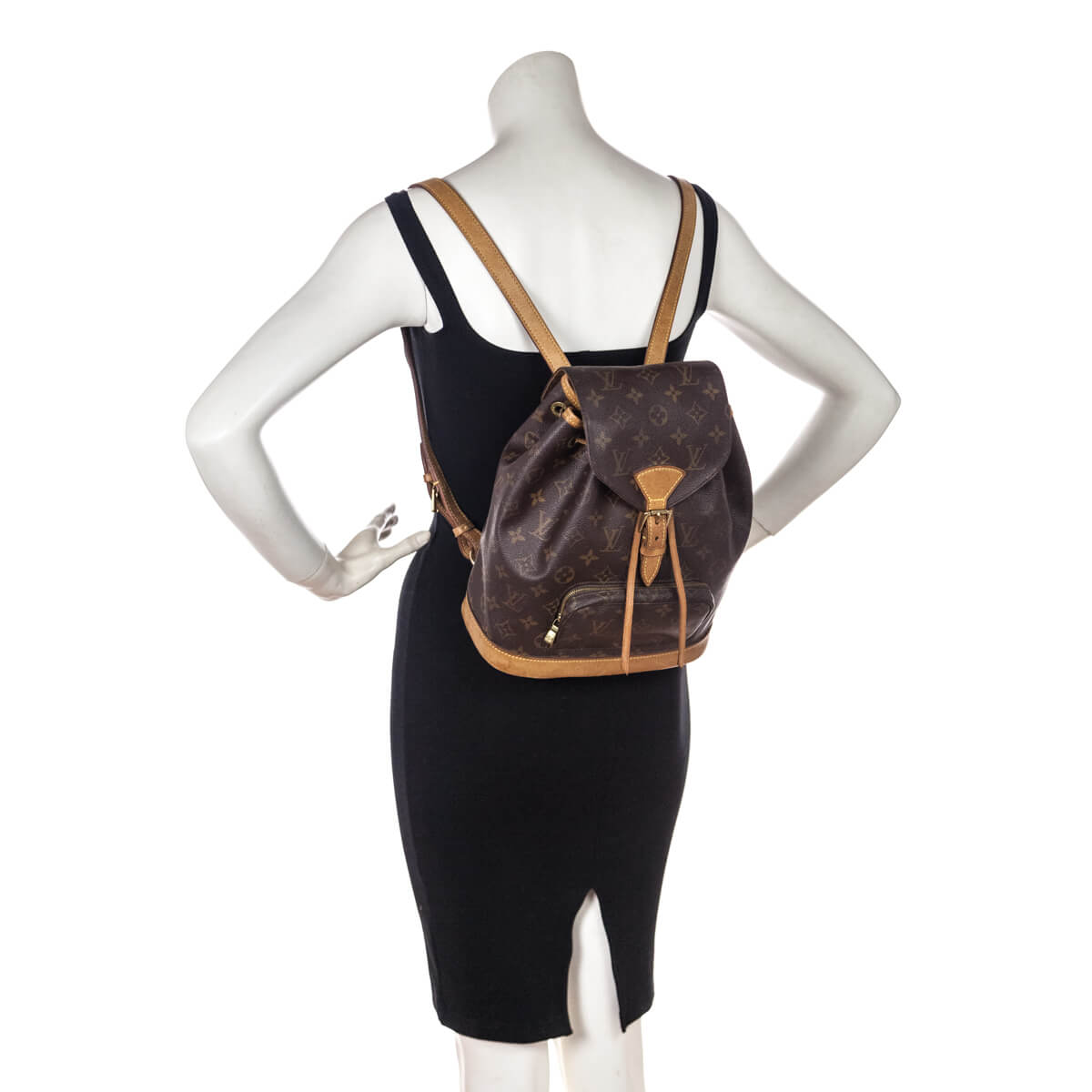 Louis Vuitton Monogram Montsouris PM Vintage Backpack - Love that Bag etc - Preowned Authentic Designer Handbags & Preloved Fashions