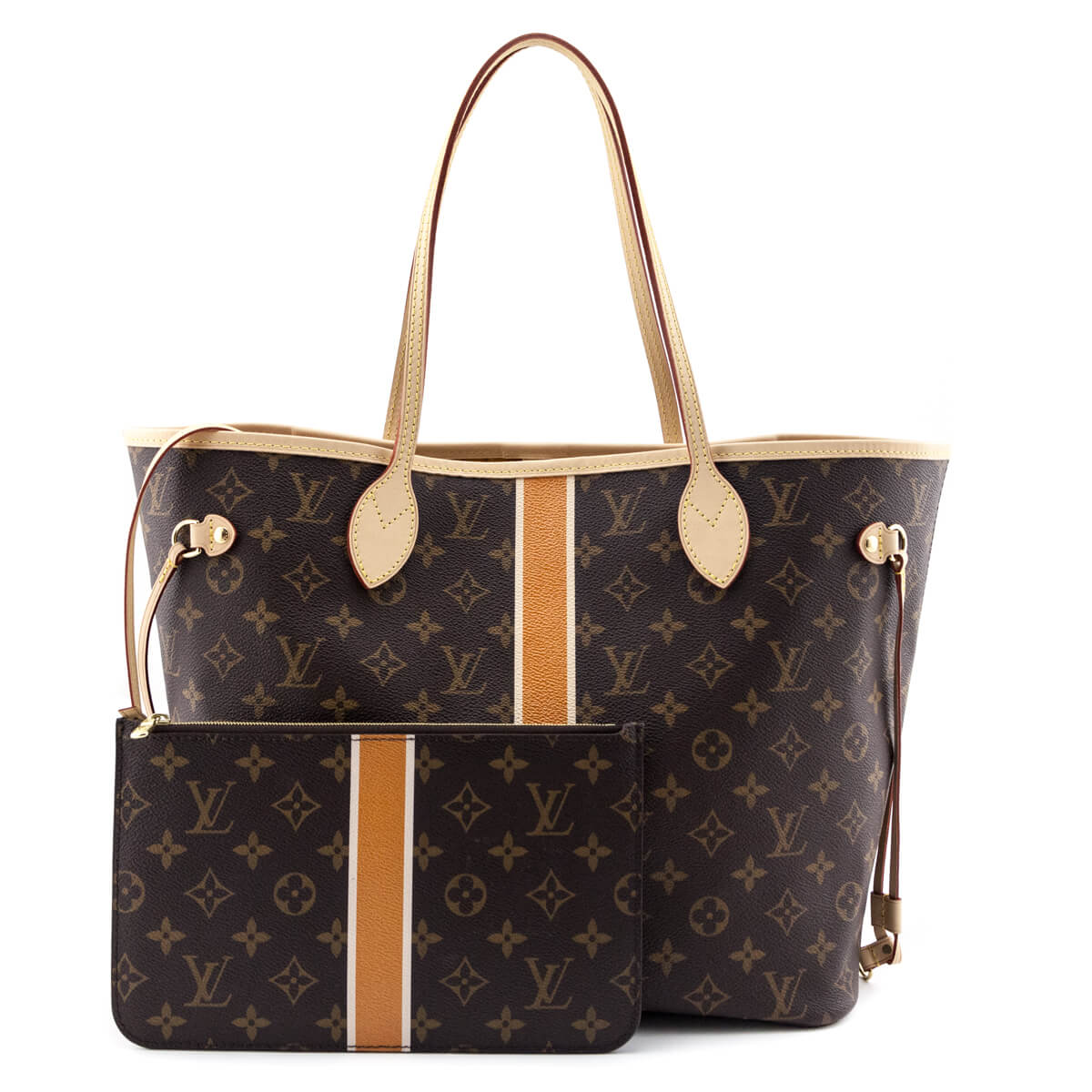 Louis Vuitton Monogram Moutarde & Ivoire My LV Heritage Neverfull MM W/ Pouch - Love that Bag etc - Preowned Authentic Designer Handbags & Preloved Fashions