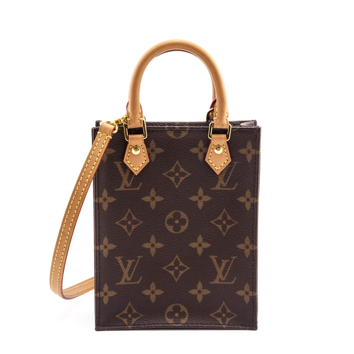 Louis Vuitton Monogram Petit Sac Plat - Love that Bag etc - Preowned Authentic Designer Handbags & Preloved Fashions