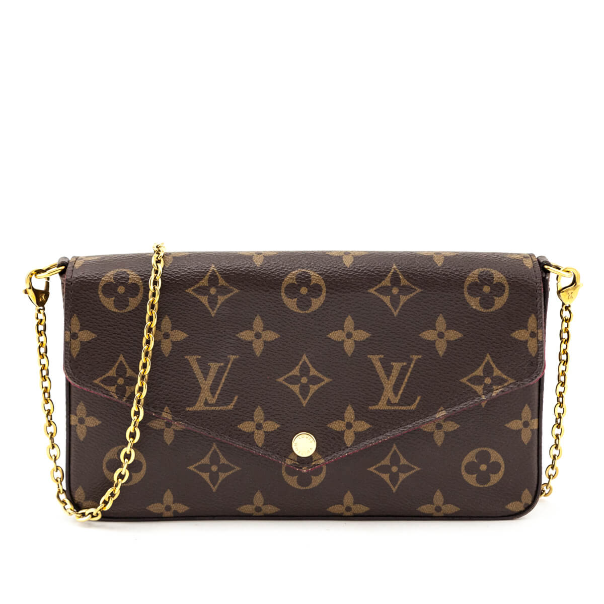 Louis Vuitton Monogram Pochette Felicie Chain Wallet - Love that Bag etc - Preowned Authentic Designer Handbags & Preloved Fashions