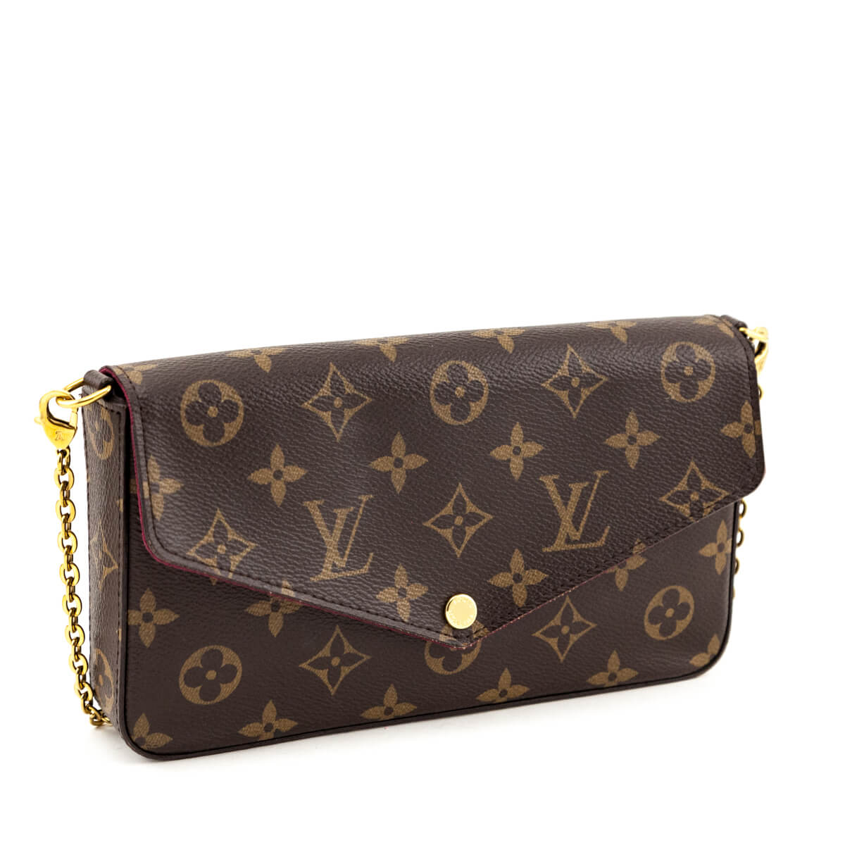 Louis Vuitton Monogram Pochette Felicie Chain Wallet - Love that Bag etc - Preowned Authentic Designer Handbags & Preloved Fashions